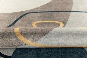 Koberec CRYSTAL PRINT sivý