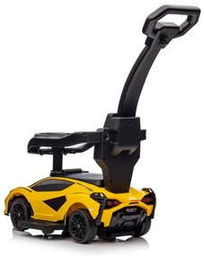 Lean Toys Detské odrážadlo Lamborghini QLS-996T s rúčkou - žlté