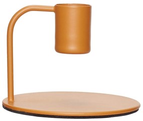 Hübsch Kovový svietnik Curve Orange