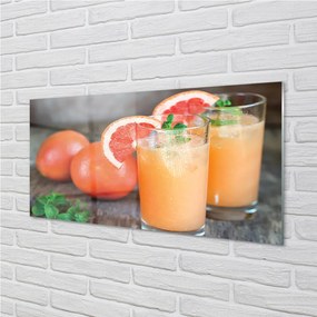 Obraz plexi Grapefruit koktail 100x50 cm