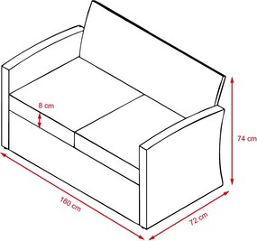 Veľká rodinná záhradná súprava Avenberg LUGANO
