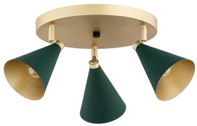 Argon 6245 - Bodové svietidlo LUCINDA 3xE14/7W/230V zelená