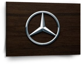 Sablio Obraz Logo 5 Drevo - 90x60 cm