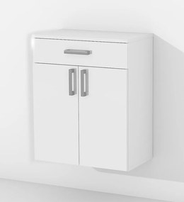 Nabytekmorava Kúpeľňová skrinka K24 farba korpusu: Dub sonoma tmavý, farba dvierok: Dub sonoma tmavý