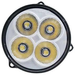 LED Bodové svietidlo pre traktor BLACK LED/20W/10-30V IP69 5700K okrúhly