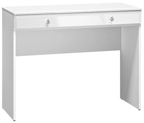 TOALETNÝ STOLÍK CRISTINE BIELY LESK 100 cm