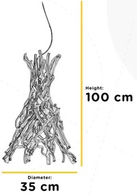 ONLI - Luster na lanku AGAR 1xE27/22W/320V