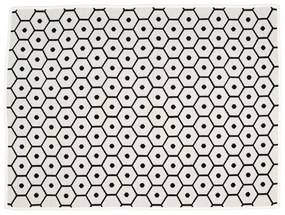 Čierna deka s prímesou vlny 140x180 cm Honey Black – Pappelina