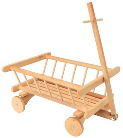 ČistéDrevo Drevený detský vozík