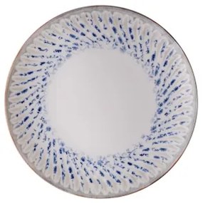 Jedálna súprava 24 ks – modrá/béžová, porcelánová