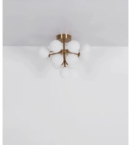 Globo 56143-13GD - Prisadený luster GRAPPY 13xG9/5W/230V pr. 56 cm zlatá