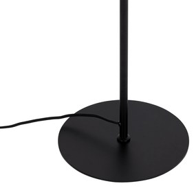 Dizajnová stojaca lampa čierna - Triangolo