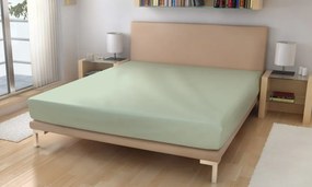 Polášek Jersey plachta s elastanom - Mätová | 90 x 200 cm