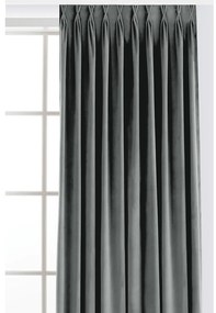 Sivý zamatový dimout záves 200x250 cm Velto – Filumi