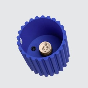 Sollux  SL.1809 - Bodové svietidlo AURA 1xGU10/10W/230V 10 cm modré