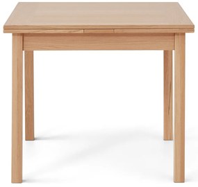 Rozkladací jedálenský stôl podyhovaný dubom Hammel Dinex 90 x 90 cm