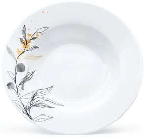 Arôme Home 18-dielna jedálenská súprava Vŕba, extra biela