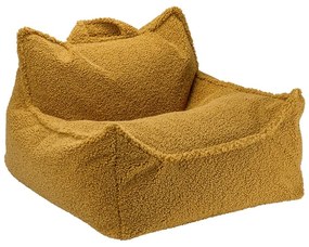 Hnedý detský sedací vak z textílie buklé Chair – Wigiwama