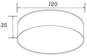 LED stropné svietidlo neutrálnej farby 4000K čierne SOLARI 12 cm