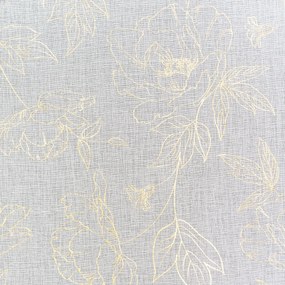 ZÁCLONA NA KRÚŽKOCH BELLE 140X250 CM VZOROVANÁ