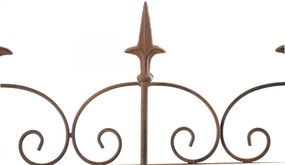 Mriežka na popínavé rastliny Mangold - 115 x 125 cm - Hnedá antik