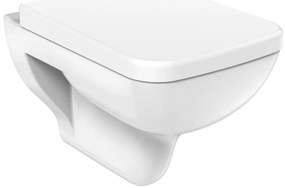 Aqualine Aqualine, BENE WC sedátko, Soft Close, biela/chróm, KC0503