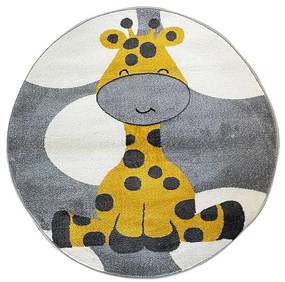 Koberec Frisee Soft Kids 1,2/1,2 FR3 F0715 šedá