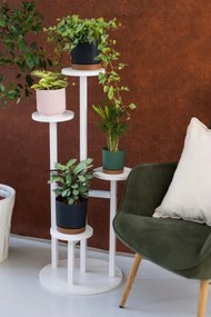 Stojan na kvety FINO biely