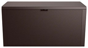 Tmavohnedý záhradný úložný box Emily – Keter