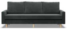 Trojmiestna rozkladacia sedačka BLANK Elegant tmavosivá