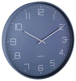 Karlsson 5751BL dizajnové nástenné hodiny, pr. 40 cm