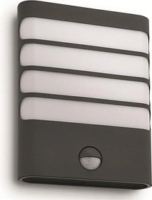 Philips 17274/93/16-LED Vonkajšie svietidlo s pohybovým senzorom RACCOON LED/3W/230V IP44