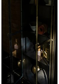 Kovová vitrína v zlatej farbe 64x184 cm Gertlush – Dutchbone