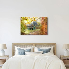 Obraz rybníka (90x60 cm)