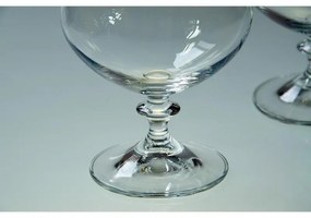BOHEMIA ANGELA ZLATO-PLATINOVÝ POHÁR NA BRANDY 400 ML SADA 2 KS