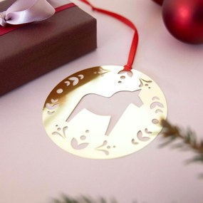 Pluto Design Vianočná ozdoba Dala Horse