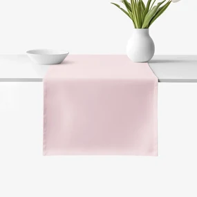 Goldea behúň na stôl 100% bavlnené plátno - púdrovo ružový 35x120 cm