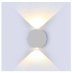 LED Vonkajšie nástenné svietidlo LED/6W/230V 3000K IP65 šedá