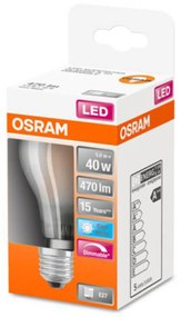 OSRAM Classic A LED žiarovka E27 5W 4.000K matná