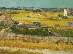 Obrazová reprodukcia The Harvest (Vintage Autumn Landscape) - Vincent van Gogh, (40 x 30 cm)