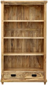 furniture-nabytek.cz - Knižnica drevená z masívu mango 100x45x180
