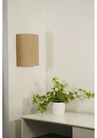 Duolla - Nástenné svietidlo YUTE 1xE27/15W/230V pr. 20 cm hnedá