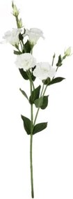 Umelý kvet Eustoma 80 cm, biela%
