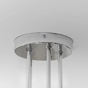 Prisadený luster OXFORD 5xE27/15W/230V lesklý chróm