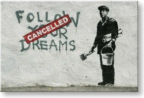 Obraz na plátne Street ART – Banksy - 100x150 cm