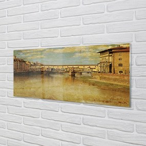Obraz na akrylátovom skle Italy river mosty budovy 120x60 cm