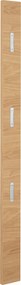XXXLutz VEŠIAKOVÝ PANEL, farba duba, divoký dub, 14/170/3 cm Novel - Vešiakové steny - 001529002602