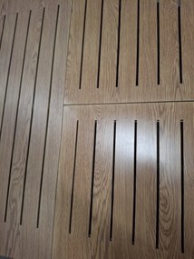 Doppler EXPERT WOOD - záhradný rozkladací hliníkový stôl 150/210 x 90 x 75 cm - 2. akosť (N593)