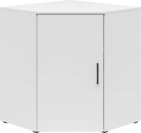 XXXLutz ROHOVÁ KOMODA, biela, 71,5/83/71,5 cm Carryhome - Komody - 002427022041