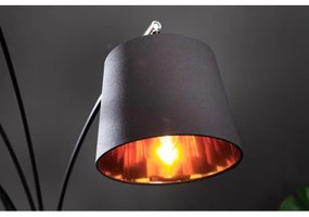 Stojaca lampa 40036 Levels 202cm Čierna - Zlatá - Komfort-nábytok